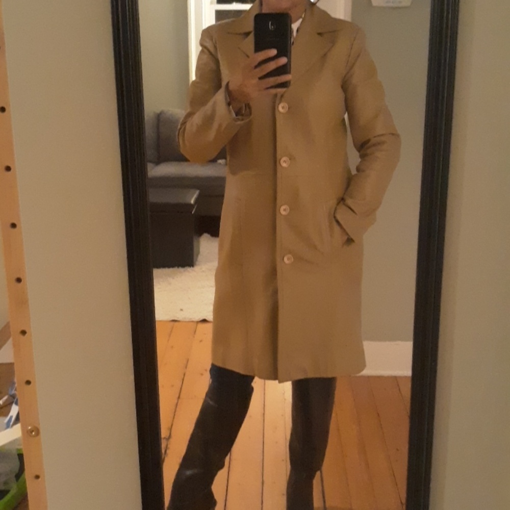 Leather Trenchcoat